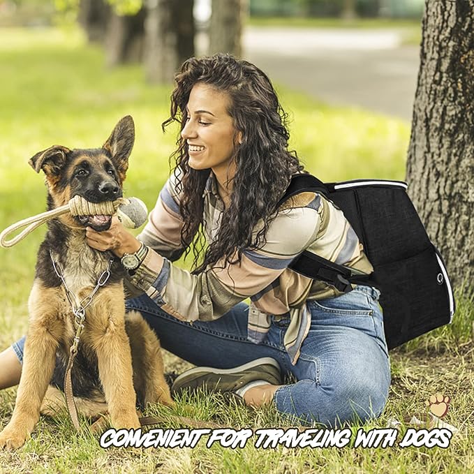 BAGLHER丨Dog Travel Bag Backpack 2 Silicone 2 Food