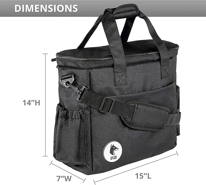 Black Dog Travel Bag for Supplies