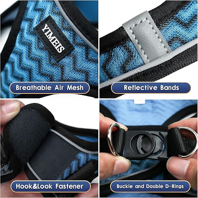 YIMEIS Dog Harness and Leash Set
