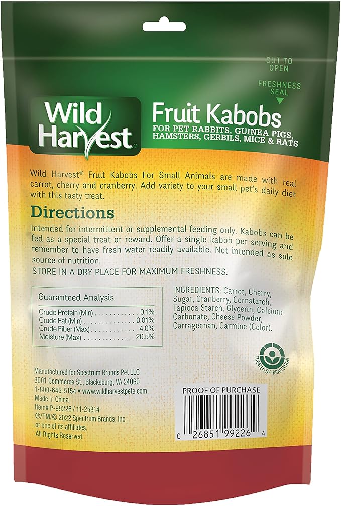 Wild Harvest Fruit Kabobs 6 Count,