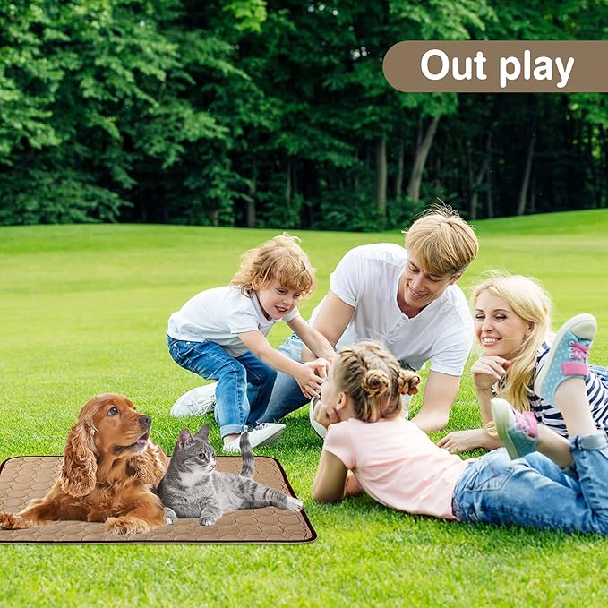 Pet Cooling Bed Mats Dog Cooling Mat Washable Comfort Breathable for Dogs and Cats Indoor Outdoor 27.55 * 39.37Inch)