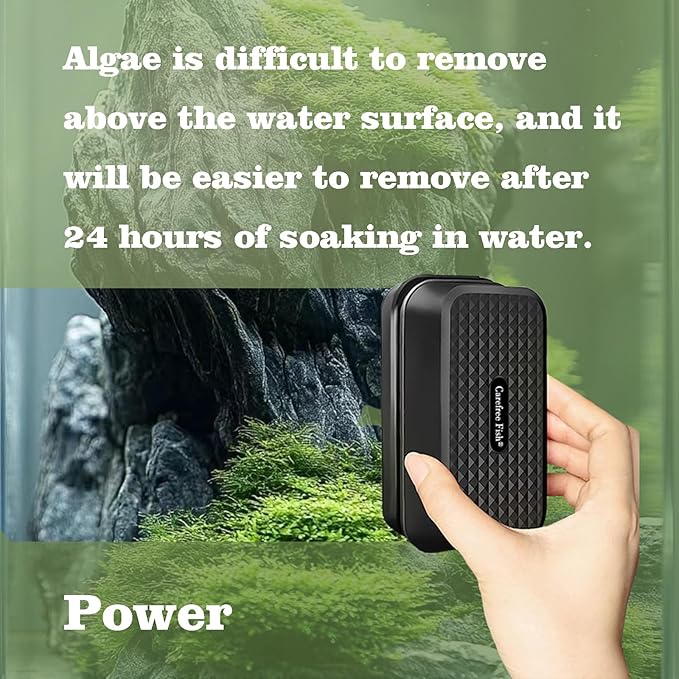 Carefree Fish Aquarium Small Magnetic Cleaner Plus