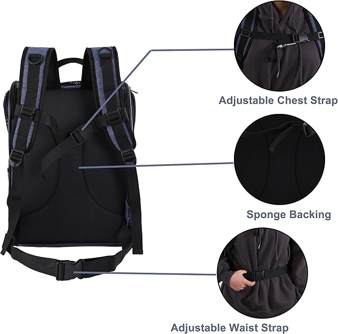 Apollo Walker Pet Carrier Backpack for Large/Small Cats and Dogs