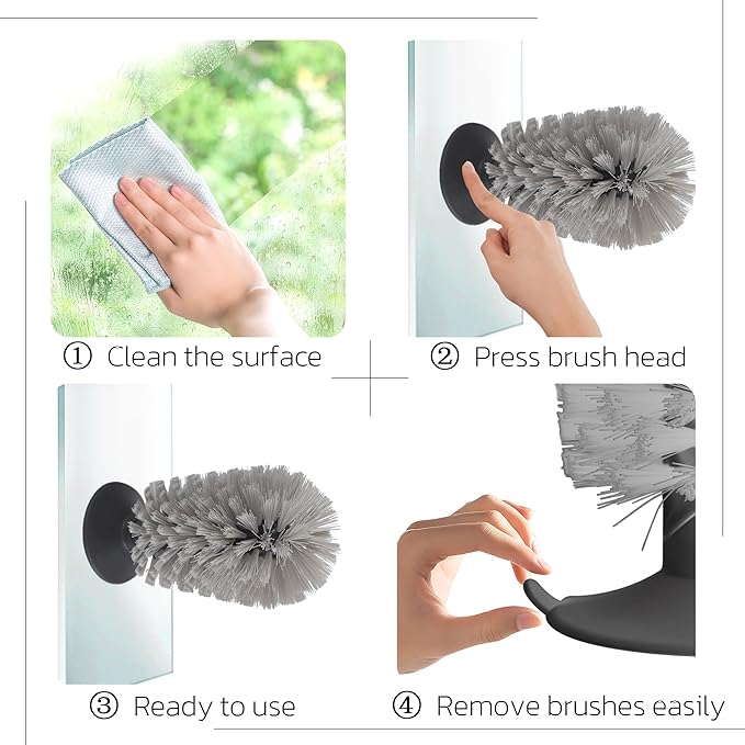 Turtle Brush with Suction Cup