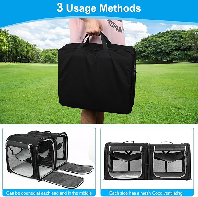 Portable 2-in-1 Pet Carrier