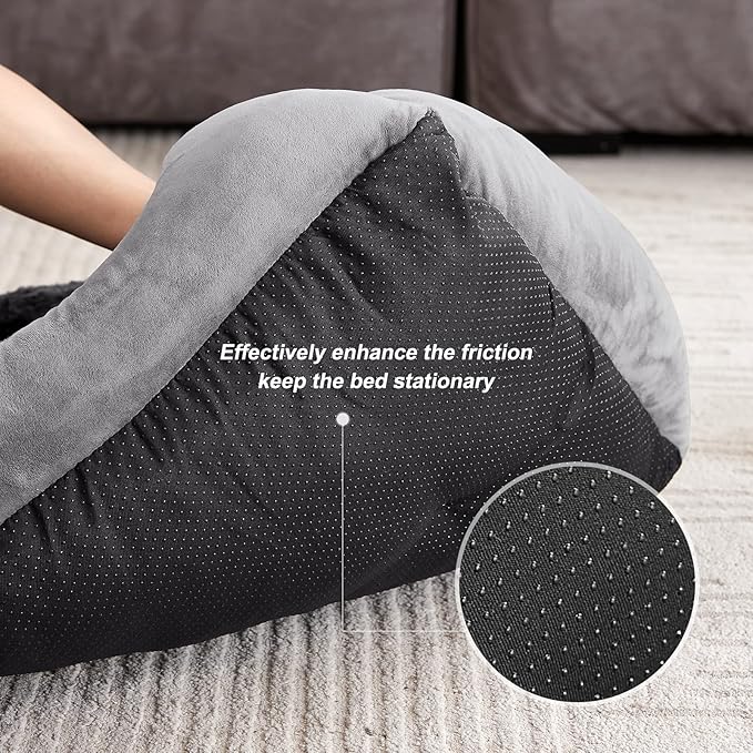 JOEJOY Rectangle Dog Bed for Large Medium Small Dogs Machine Washable Sleeping Dog Sofa Bed Non-Slip Bottom Breathable Soft Puppy Bed Durable Orthopedic Calming Pet Cuddler