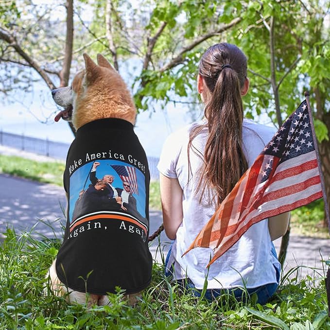 Large Dog Shirt -Black