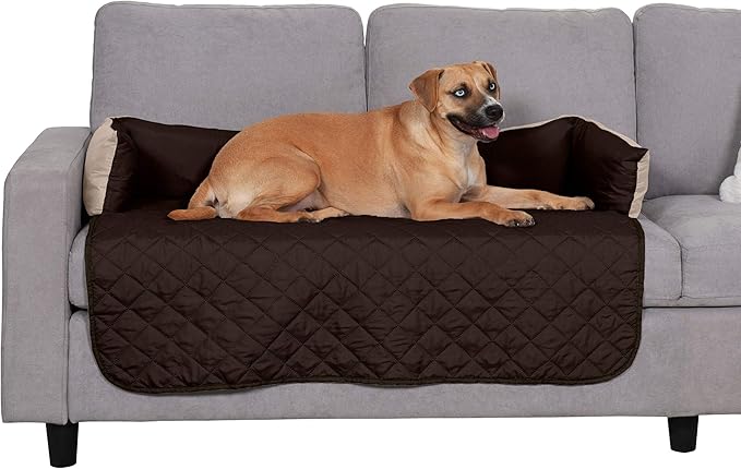 Furhaven Water-Resistant & Reversible 42" Wide Seat Cover Protector for Dogs & Cats