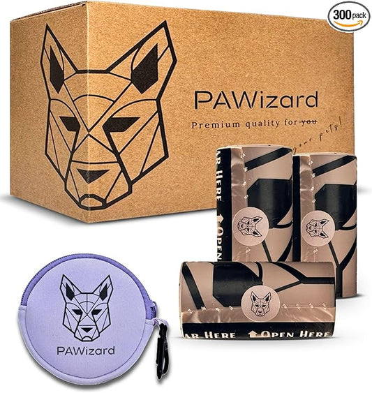 100% Home Compostable 300 Count, 2-in-1, Thick,