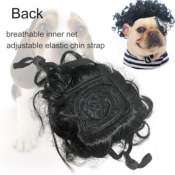 Funny Dog Wig Pet Costumes