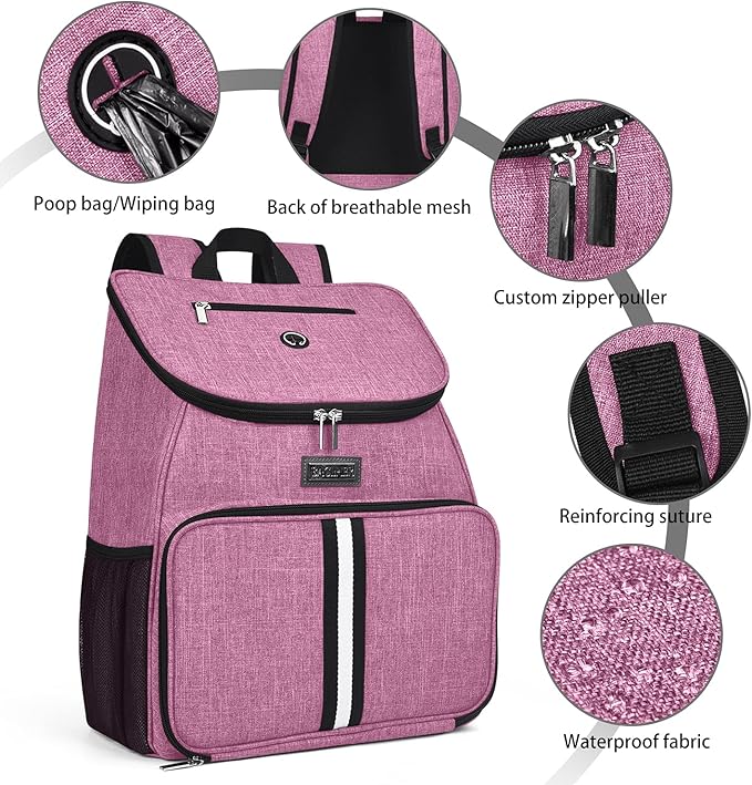 BAGLHER丨Dog Travel Bag 2 Silicone 2 Food