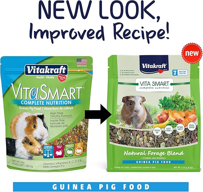 Vitakraft Vita Smart Complete Nutrition Guinea Pig Food 4 lbs