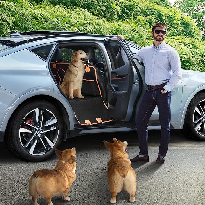 Back Seat Extender for Dogs with Hard Bottom