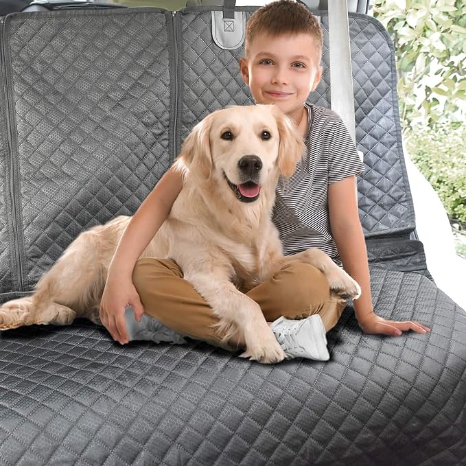 Vailge Bench Dog Seat Cover for Back Seat 100% Waterproof
