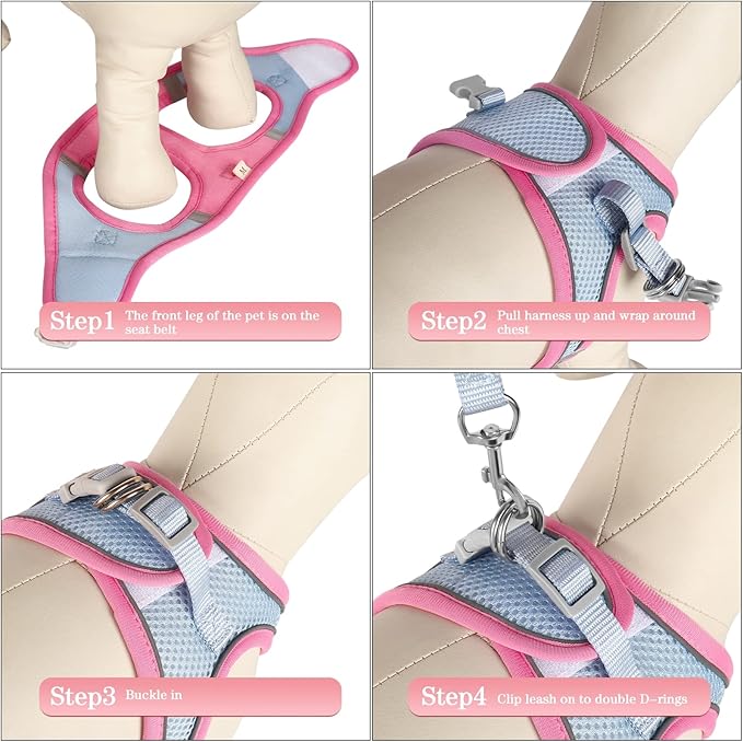 YIMEIS Dog Harness and Leash Set 1)