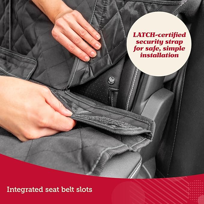 Lusso Gear Dog Car Seat Cover for Back Seat 100% Waterproof