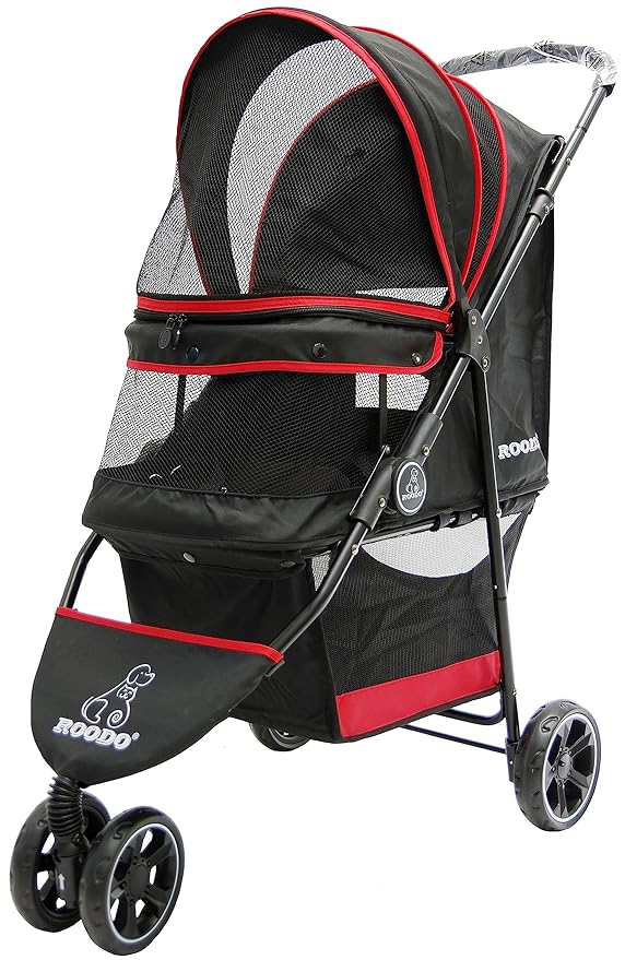 ROODO Escort 3Wheel Dog Stroller Pet Strollers Small