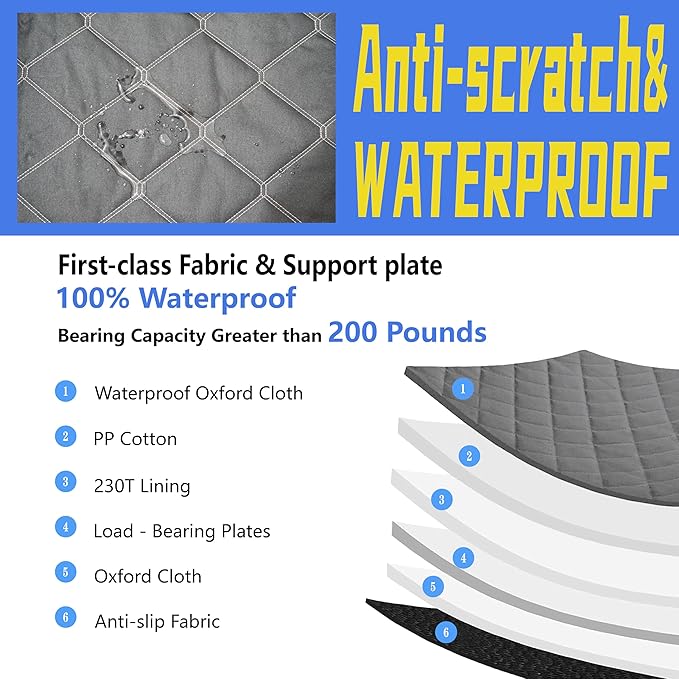 Back Seat Extender for Dogs 100% Waterproof