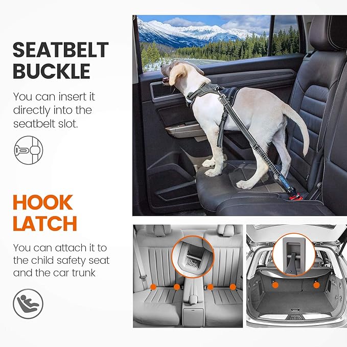IOKHEIRA Dog Seatbelt