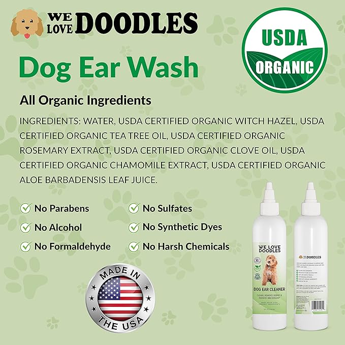 We Love Doodles Organic Dog Ear Cleaner