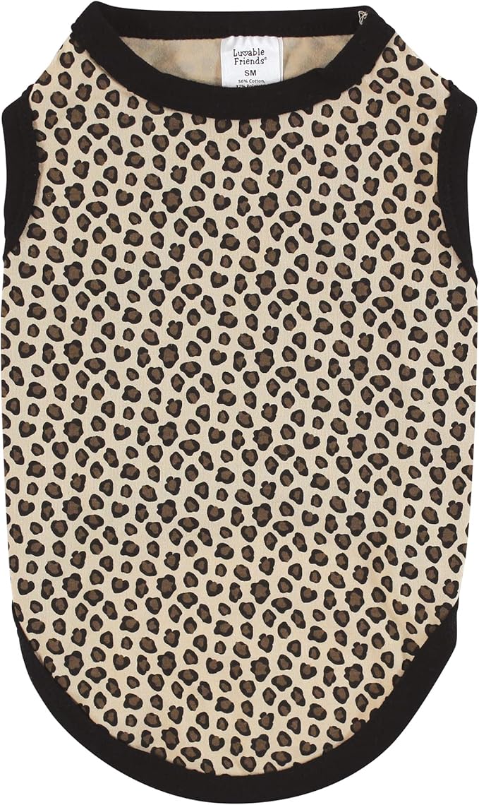 Luvable Friends Dog Pet Dog and Cats Cotton T-Shirts 2pk