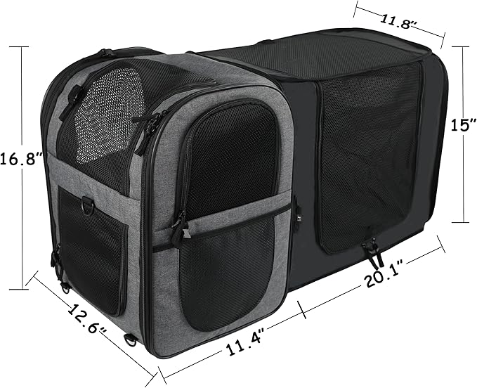 Apollo Walker Pet Carrier Backpack for Large/Small Cats and Dogs