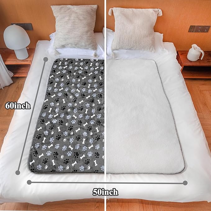 Waterproof Dog Blanket Bone60*50)