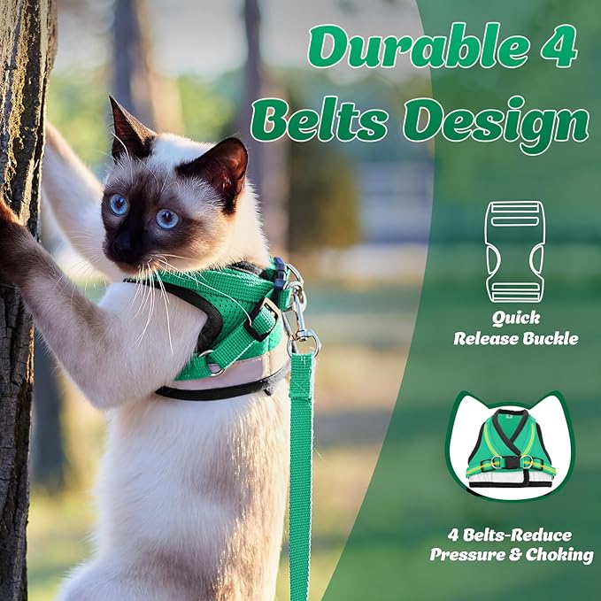 Supet Cat Harness and Leash Set for Walking
