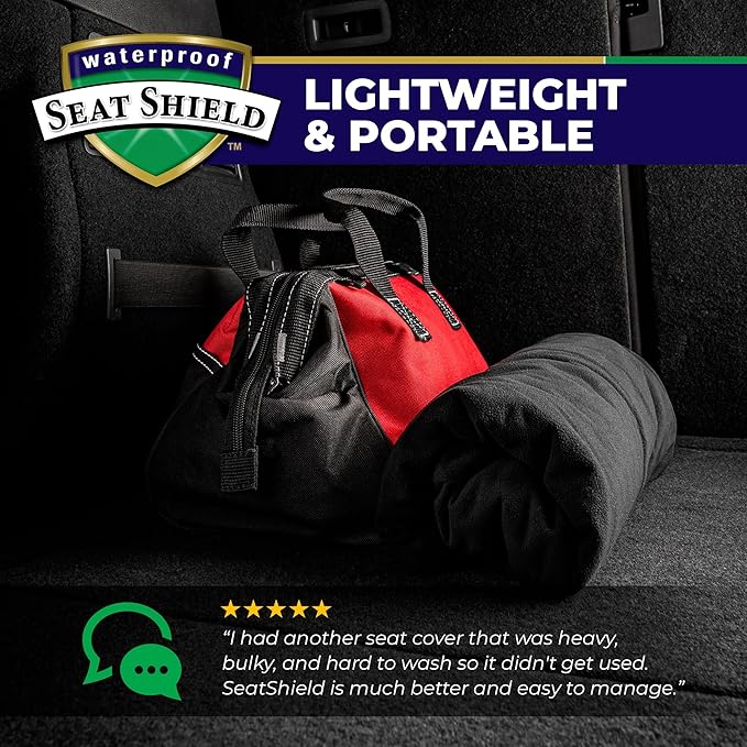 Washable Backseat Cover- Universal Heavy Duty Non-Slip Back Seat Protector for Kids