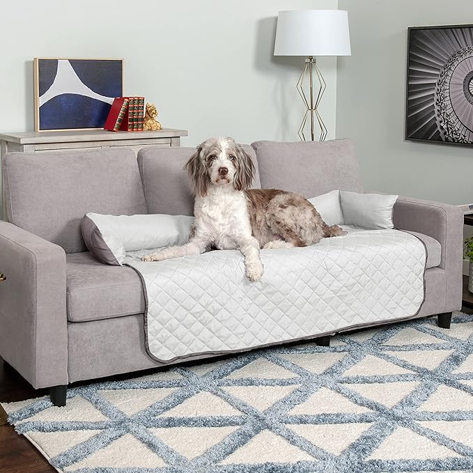 Furhaven Water-Resistant & Reversible 54" Wide Seat Cover Protector for Dogs & Cats