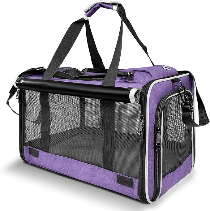 Carrying Bag for Yorkie Dog Travel Kennel Ventilated 12lb Large