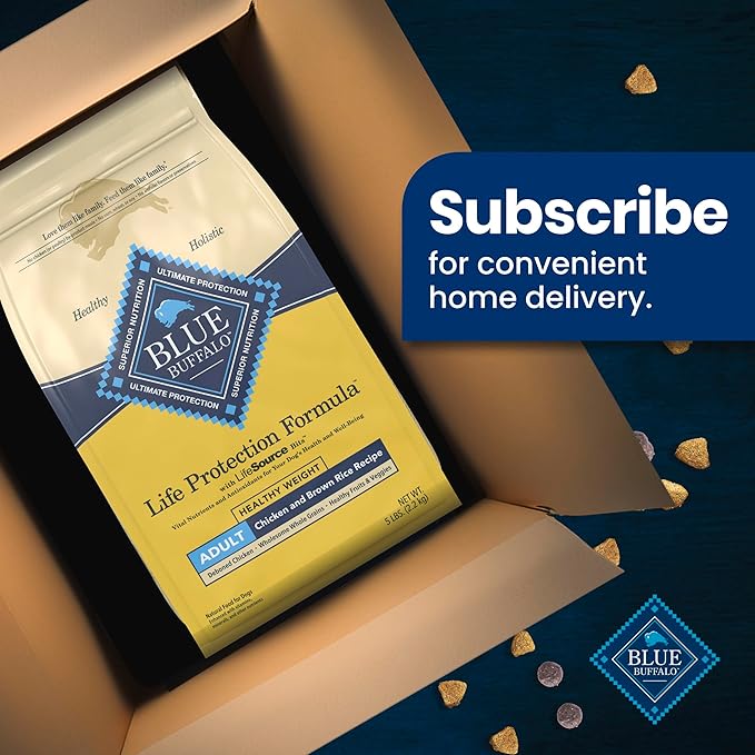 Blue Buffalo Life Protection Formula Healthy Weight Adult Dry Dog Food 34-lb. Bag