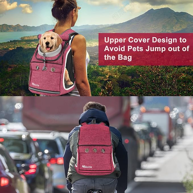 Dog Cat Backpack Carrier for Small Dogs and Cats