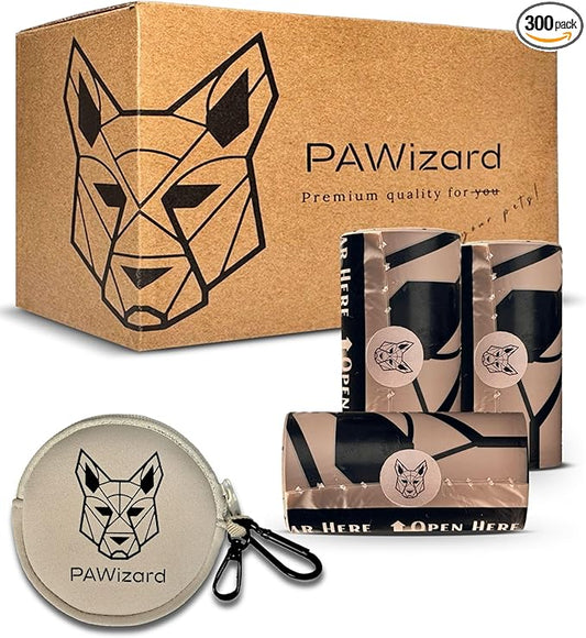 100% Home Compostable 300 Count, 2-in-1, Thick,