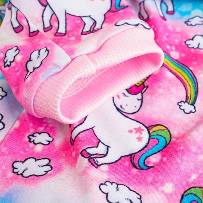 Dog Colorful Unicorn T Shirts Rainbow Pattern Printed Pet Shirt Softable Pajamas for Small Dogs (S,Colorful)