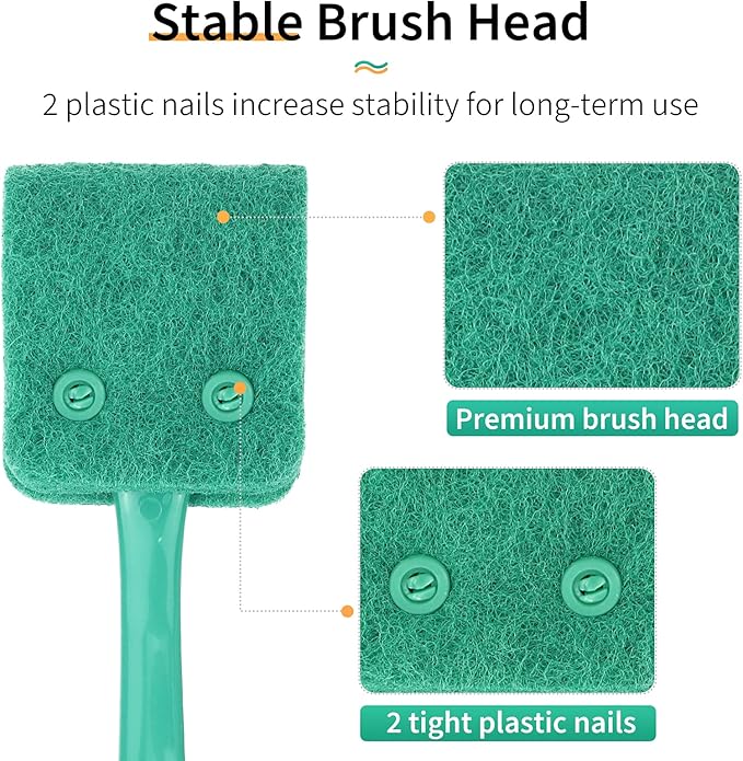 Pawfly Fish Tank Cleaning Tools Aquarium Algae Scraper 10 inch