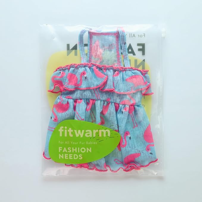Fitwarm Flamingo Dog Dress