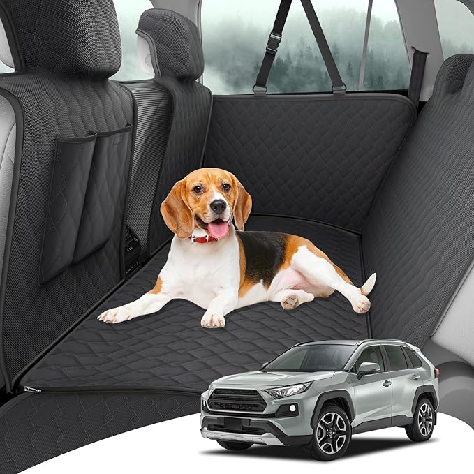 D-Lumina Pets Dog Car Seat Cover Compatible with Toyo-ta RAV4 2019-2023 RAV4, Toyo-ta RAV4 Interior