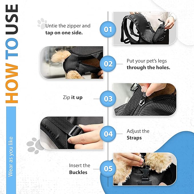 Medium Size Dog Carrying Backpack by Dogstuff
