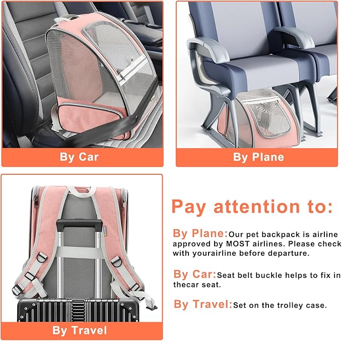 Texsens Innovative Traveler Bubble Backpack Pet Carriers