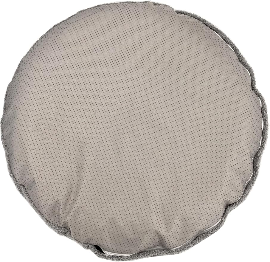Waterproof Round Dog Bed Cover with Zipper Washable 20 Inch