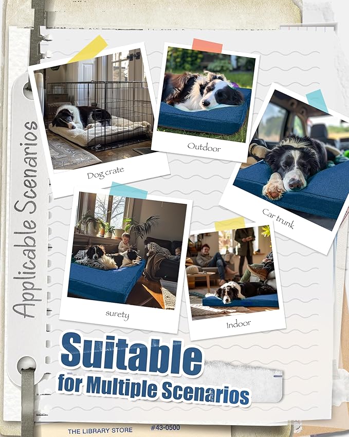 Sytopia XXL Dog Crate Bed 130 lbs,