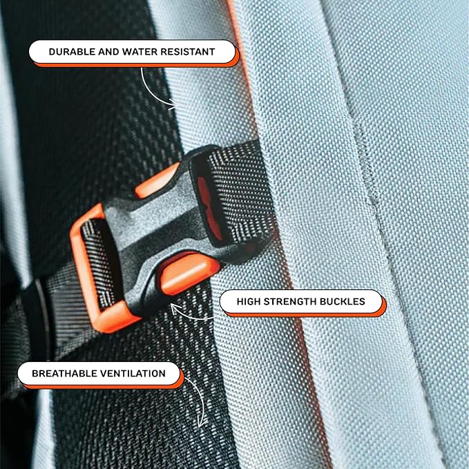 The Maxine One Dog Backpack Carrier with Snacc Pacc Hip Belt by LITTLE CHONK 50 lbs