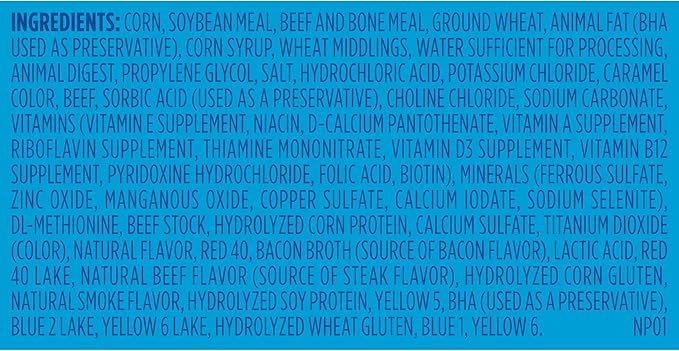 Kibbles 'n Bits Mini Bits Small Breed Savory Bacon & Steak Flavor Dry Dog Food, 3.5 lb. Bag (Pack of 2)