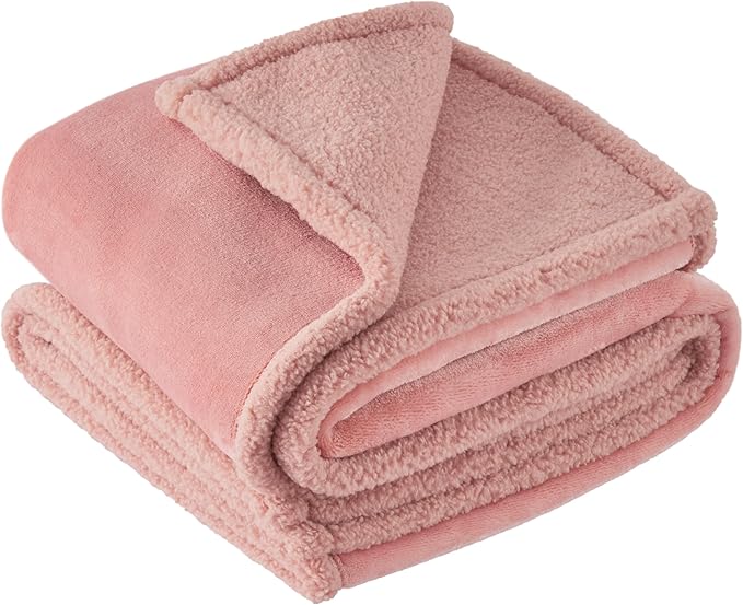 Lesure Waterproof Dog Blanket for Large Dogs 360GSM Wheat 200GSM Flannel 50x60