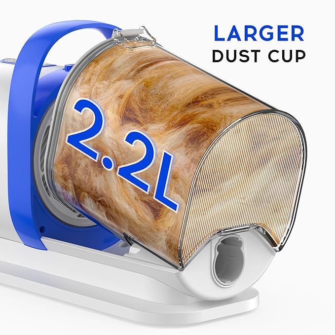 Dog Grooming Vacuum Kit for Dog Hair Shedding with Pet Clipper Nail Grinder 2.2L Dust 7 Grooming 5 Suction