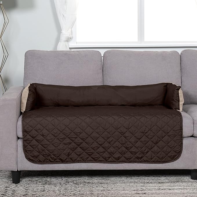 Furhaven Water-Resistant & Reversible 42" Wide Seat Cover Protector for Dogs & Cats
