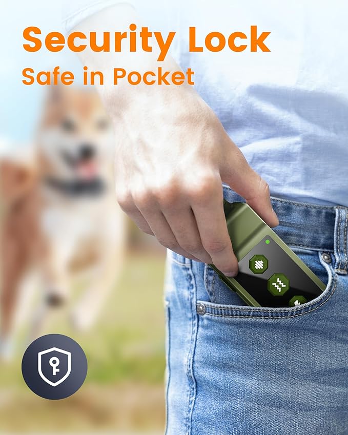 Dog Shock Collar 4265Ft Dog Training Collar with Remote for Large Medium Small Dogs IP67 Waterproof 4 Safe 1 Pack)