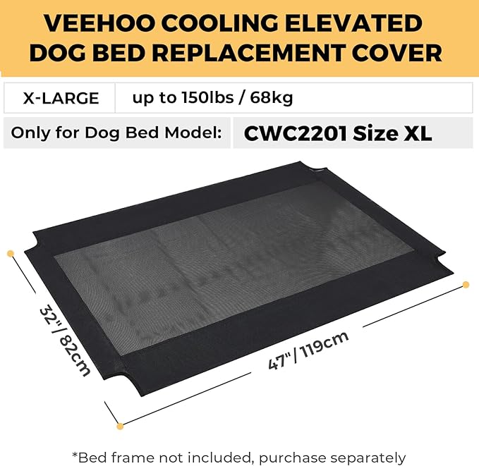 Veehoo Dog Bed Replacement Cover for CWC2201