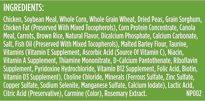 Premium Natural Dry Dog Food with Added Vitamins, Minerals & Taurine, Real Chicken & Veggies Recipe, 40 Pounds (Packaging May Vary)